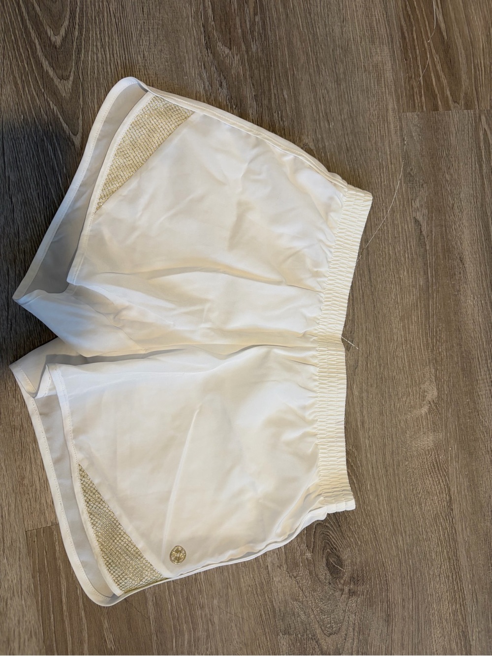 Lilly Pulitzer luxletic running shorts white